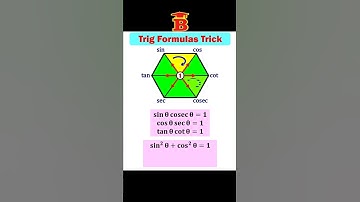 Trigonometry formulas Trick