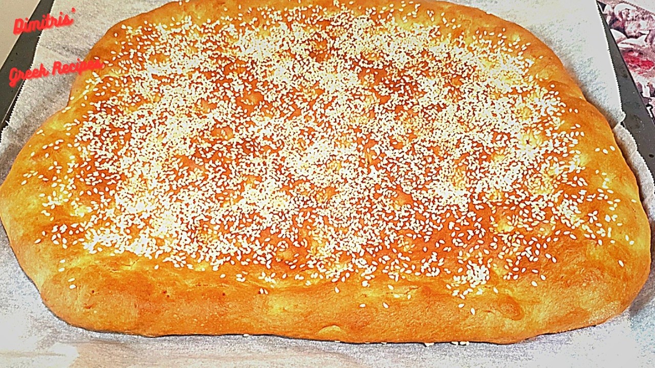 🥖 Παραδοσιακή Λαγάνα Σπιτική – Αφράτη & Πεντανόστιμη!