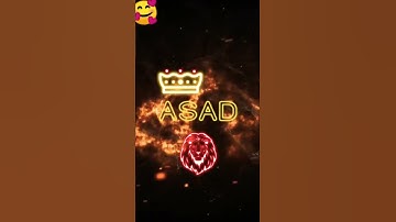 Asad name status 💕💕💕💕