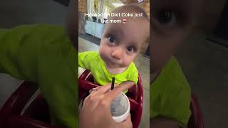 Diet Coke Fun With Baby