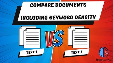 Text Compare - Difference Between Two Documents - Show Keyword Density Difference