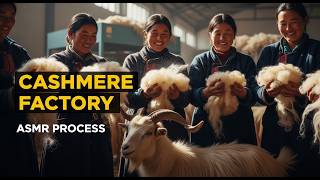 From Goat to Sweater — Inside the Cashmere Factory (ASMR Documentary)