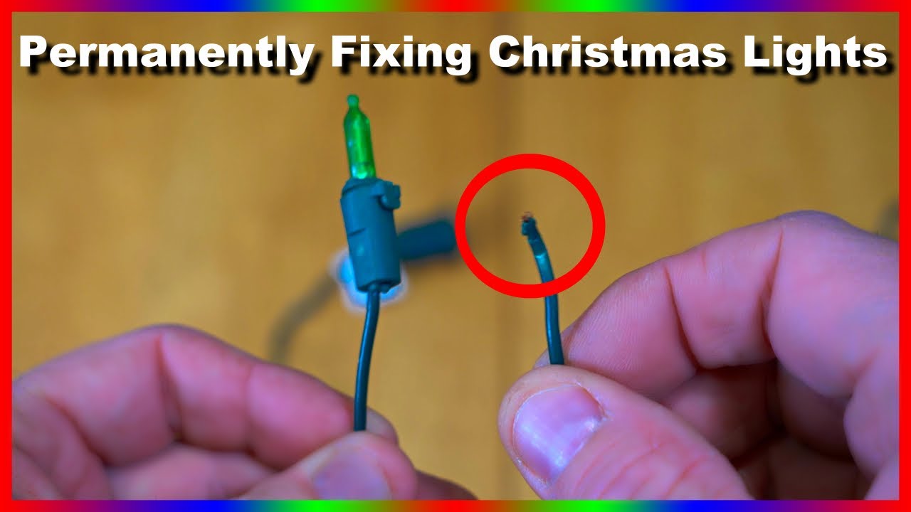 How To Fix Christmas Lights - Chaotically Yours