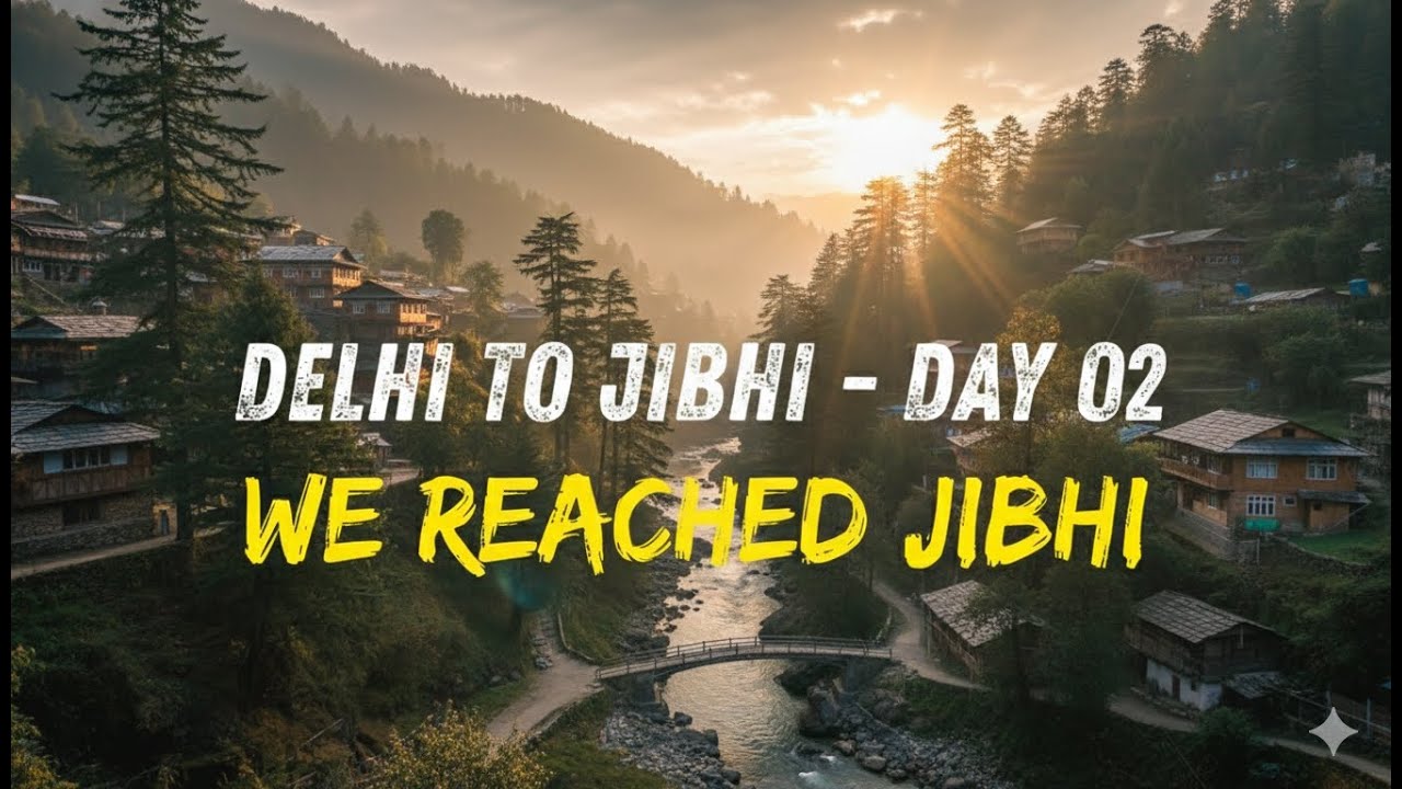 We Reached Jibhi | Day 2 Morning After a Tough Night 🌄 | Delhi to Jibhi Road Trip