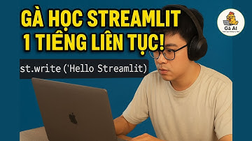 Học Streamlit cơ bản trong 1 tiếng – Text, Markdown, Bảng, JSON