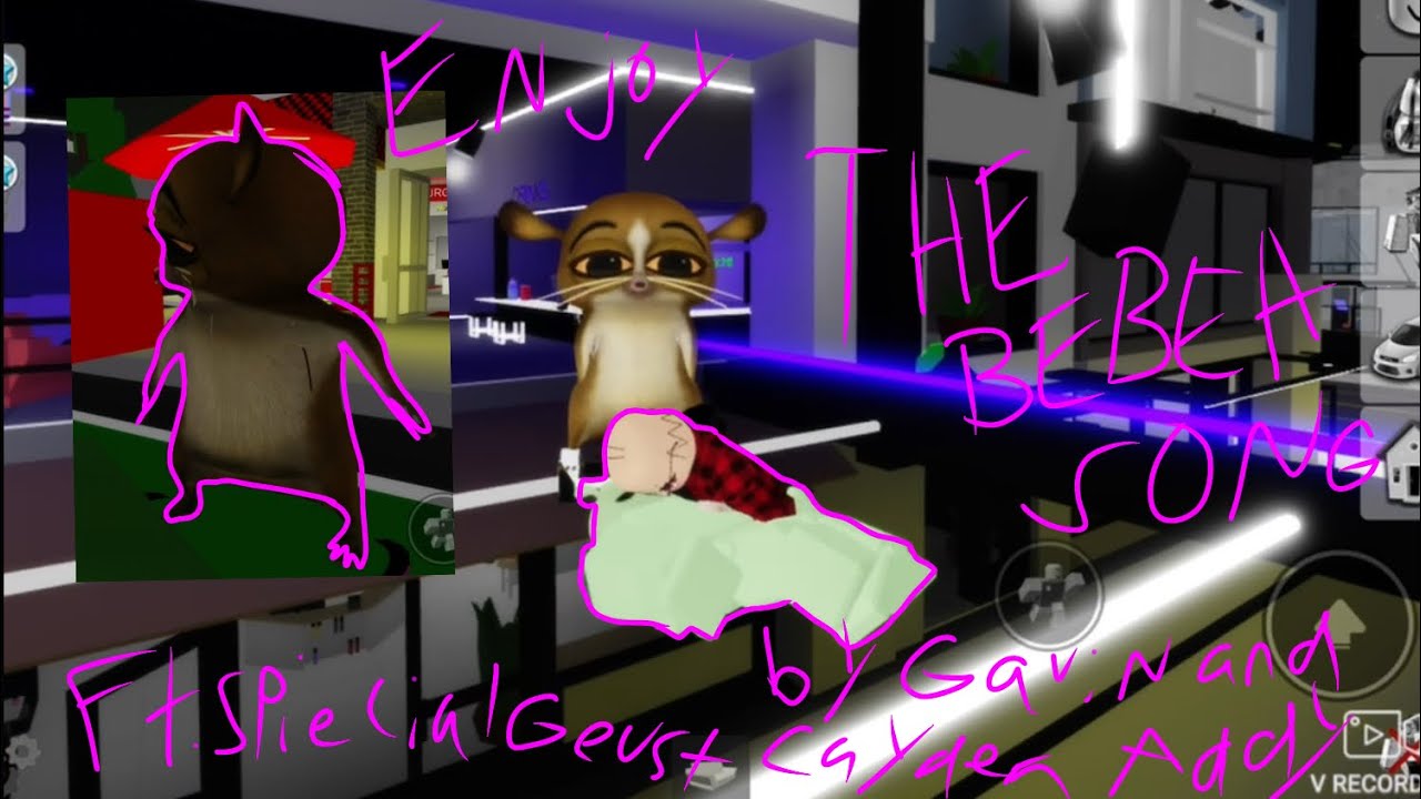 THE BEBEH SONG BY GAVIN AND ADDY FT SPECIAL GUEST CAYDEN ROBLOX BROOKHAVEN MUSIK VIDEO PLS WATCH