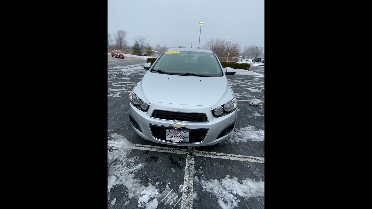 2015 Chevy Sonic T142718