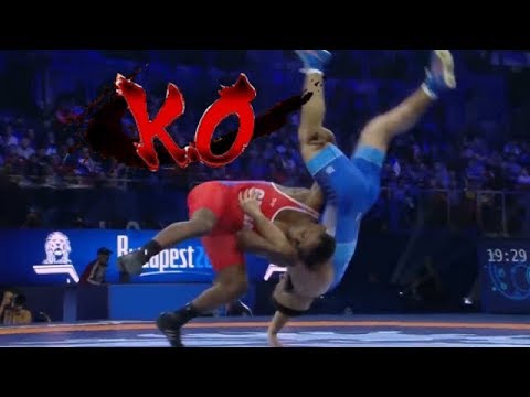 DERRIBOS ESPECTACULARES en WRESTLING Olimpico 🔥🔥🔥 Miralo ya!!!