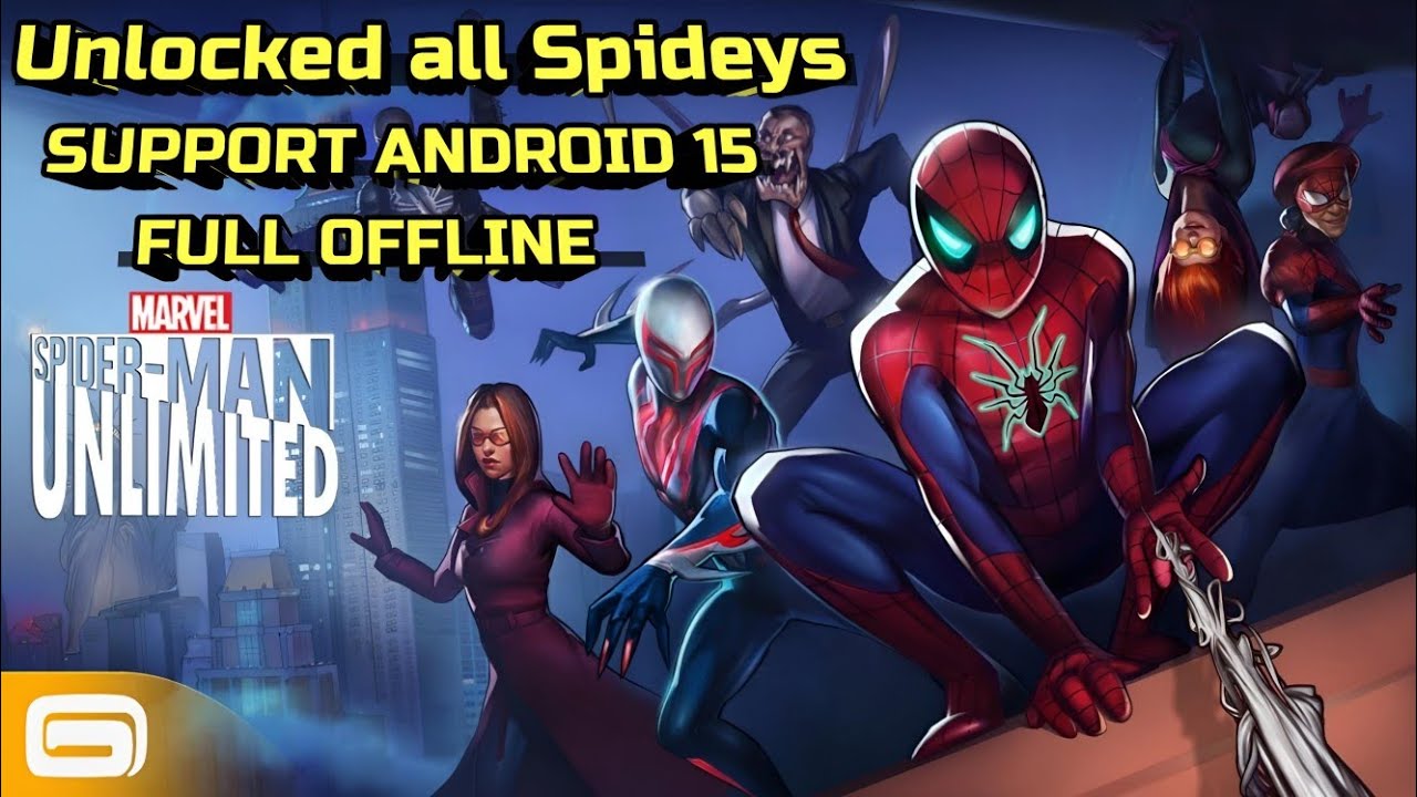 Spider Man unlimited v1.9.0f (All Spideys open +Full offline) Support