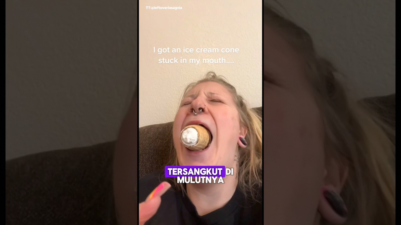 Alasan Eskrim Nyangkut di Mulutnya!😮