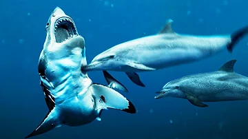 ¿Quién gana el delfín o el tiburón?