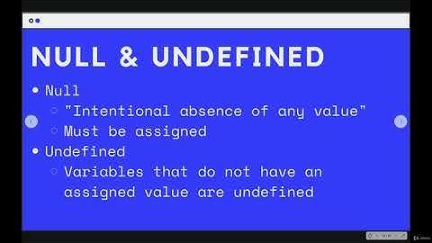 How to Model Data Efficiency: Null & Undefined --The Modern JavaScript Bootcamp