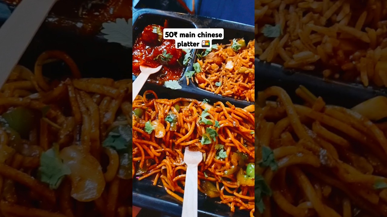 50₹ Chinese Platter In Indore | taste of india | indian street food