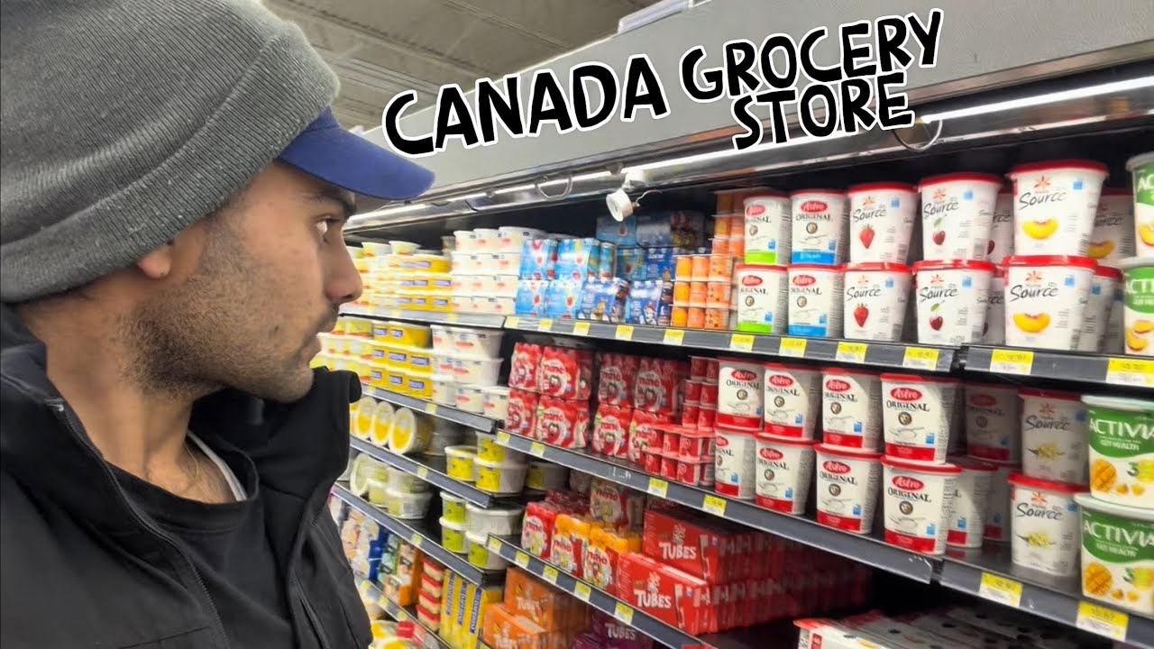 🇨🇦Canada de grocery stores di Sairaa 🥶 Ajj da temp -32