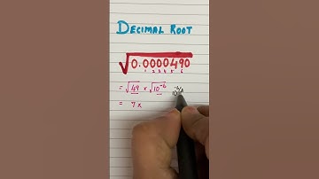 Simplification Decimal Root shorts #shorts #youtubeshorts