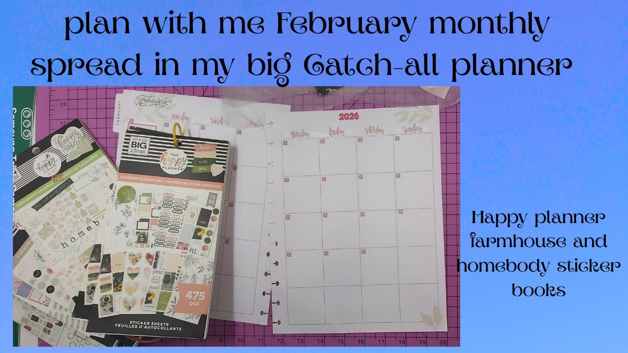 Plan With Me and See My February Set up