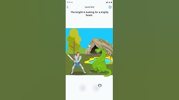 Easy Game Level 563 The knight is looking for a mighty beast