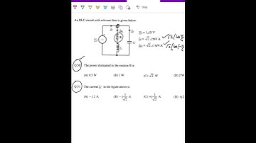 1 Gate EE Previous Year Question at a time (Gate 2011 Q-50&51) Electrical Cicuits 21.0