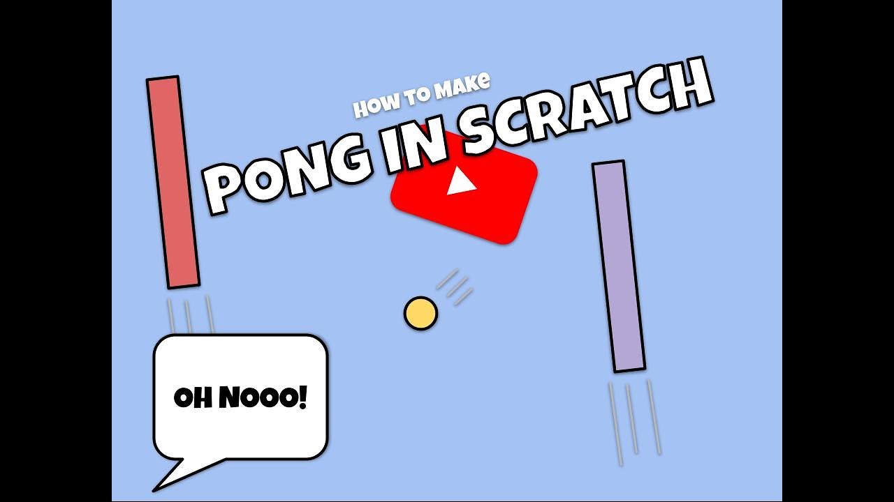 How to make a Pong Game in Scratch - YouTube