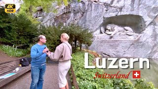 [Switzerland] Luzern(Lucerne), the Lion for the weak 4K HDR