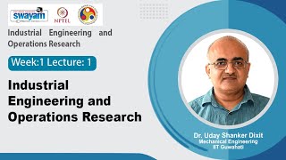 Lec 1: Industrial Engineering and Operations Research