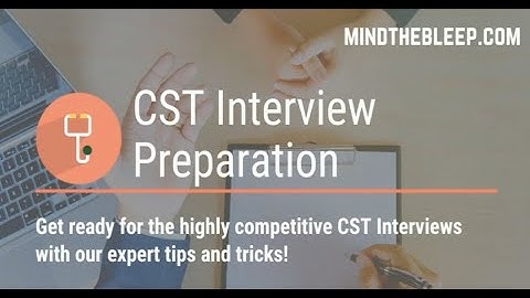 Core Surgical Training Interview Series Webinar One