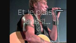 Miniatura del video "Johnny hallyday l'envie paroles"