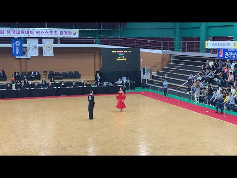 2019 제100회 전국체전 댄스스포츠 김동찬 -김가은 Waltz