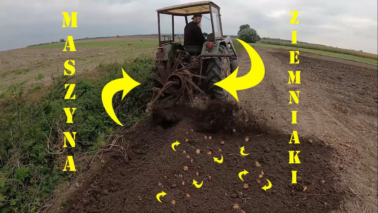 Kopanie w starym stylu kopaczką gwiazdową || Hydrauliczny wózek :O