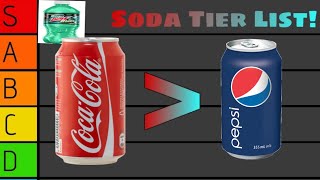 *CONTROVERSIAL* Soda Tier List Ranking!