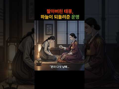 팔아버린 태몽,하늘이 되돌려준 운명#야담#만담#민담#옛날이야기#전설#설화#썰#드라마#사연#이야기#소설#오디오북#조선시대#쇼츠#Shorts