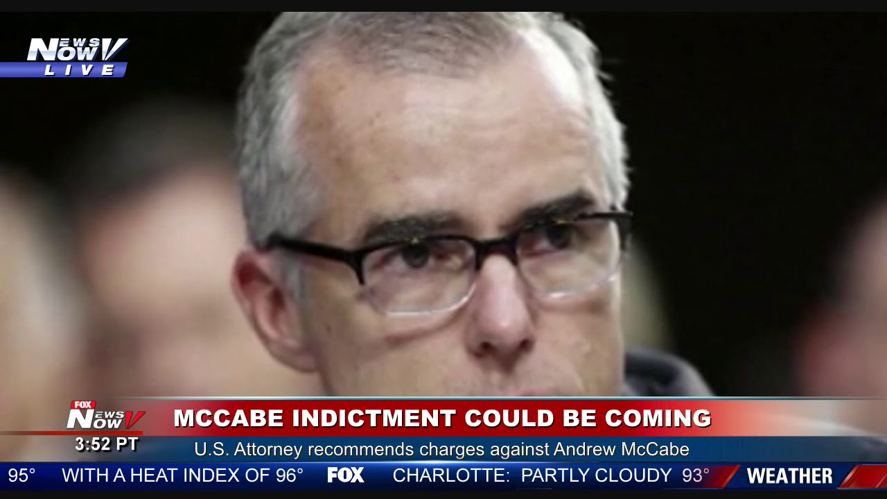 MCCABE INDICTMENT COMING: Former FBI Director Andrew McCabe - BREAKING