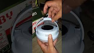 lampu luby camping 1300 lumen led recharge emergency tahan 20 jam #lampucamping #lampuluby #fyp