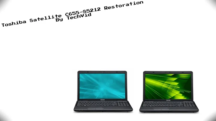 Restoring a Free Toshiba Laptop