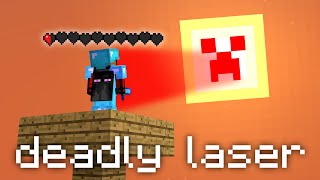 Minecraft UHC but the sun is a DEADLY LASER + you're stuck in the sky.