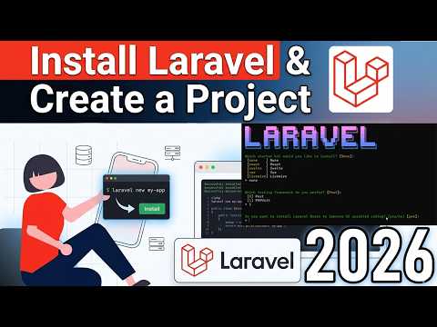 How to Install Laravel on Windows 11 [ 2026 Update ] Demo Laravel Project | PHP Framework