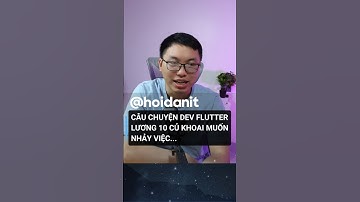 Câu chuyện DEV mobile Flutter lương 10 củ khoai và nhảy việc...