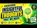 Insightful Thoughts We All Need 💭✨ | Powerful Truths for a Better Life