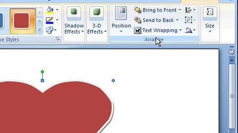 Rotate or Flip an Object with Presets in Word 2007