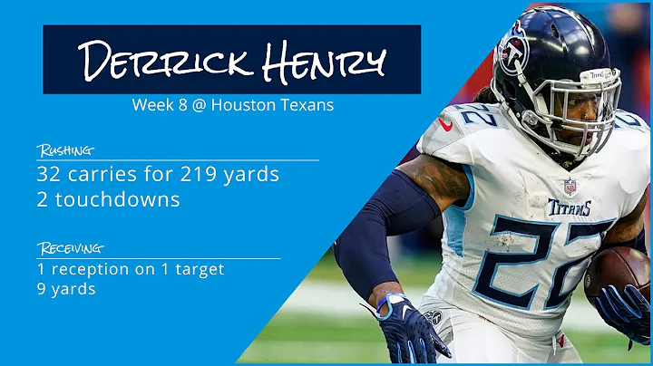 Derrick Henry RB Tennessee Titans | Every run, tar...
