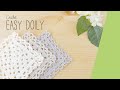 簡単♪グラニードイリーの編み方／6gでできた♪【かぎ針編み】　diy crochet easy granny doily tutorial