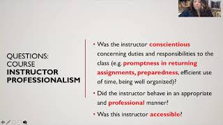 Tips for Completing End of the Semester Course Evaluations