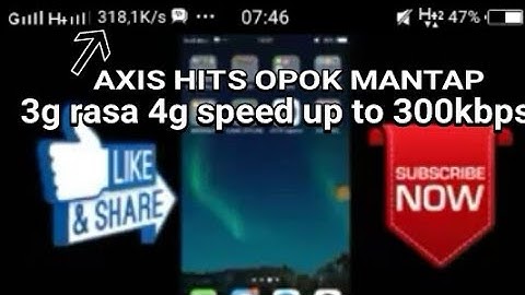 Config axis hits opok (http injector) fast conect, 3g rasa 4g, tested jatim tkp lain coba aja