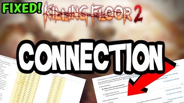 How To LOWER PING & Fix Server/Connection in Killing Floor 2