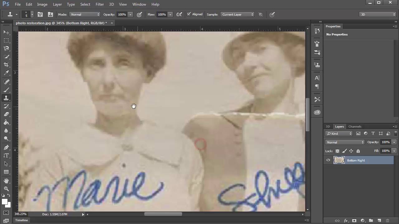 Photo Restoration Tutorial YouTube
