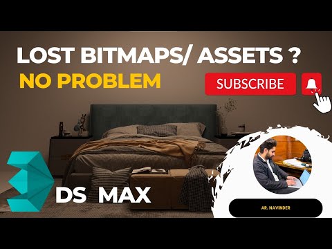 How to use COLLECT ASSETS /BITMAPS | 3ds Max | Decent Drafters | Ar.Navinder | Architectural