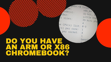 ARM or x86? What kind of Chromebook do you have?