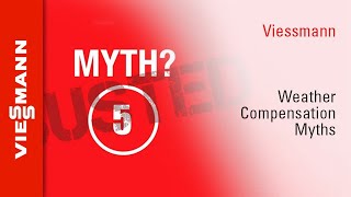 Myth 5 - Weather compensation is difficult to set up
