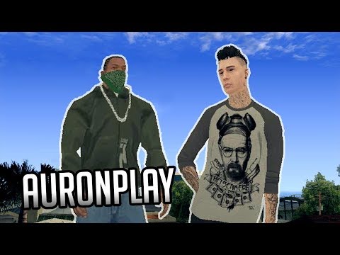 CJ conoce a Auronplay - GTA San Andreas Loquendo (2018)
