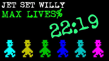 Jet Set Willy (ZX Spectrum) - PERFECT Max Lives speedrun in 22:19! (WR)